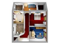 Appartement met Uitzicht op het Gebergte