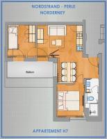 Nordstrandperle Ap H7 - Chambres d’hôtes Norderney