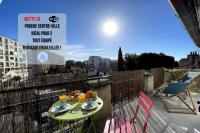 B&B Marseille - Plein Sud Grand balcontransats Netflix&Wifi - Bed and Breakfast Marseille