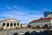 Lux apartments in the city center with a coffee machine, view of a theater, near Zlata Plaza - Ferienwohnung Riwne