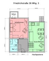 Friedrichstr 36 Whg 3 - B&B Norderney