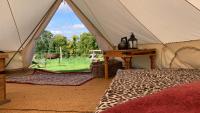 Home Farm Radnage Glamping Bell Tent 8, with Log Burner and Fire Pit - B&B High Wycombe