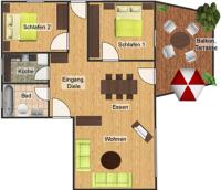 Ferienwohnung Seidelbast - Chambres d'hôtes Füssen