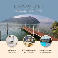 Luganersee, Pool, Strand, Parkplatz, Suite - B&B