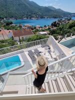 Villa Ansay with heated Swim Spa pool and sea view - Ferienwohnung Zaton