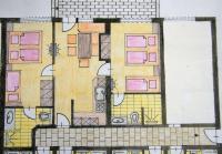 Appartamento con 2 Camere da Letto e con Doccia 