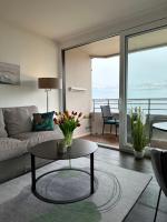 Weitblick - mit Strandkorb, mehr Meer geht nicht - B&B Glücksburg