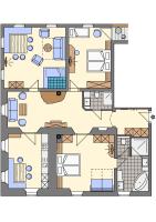 Apartamento de 2 dormitorios
