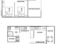 Studio mezzanine Les Saisies - 4 pers, balcon sud, centre station - FR-1-594-307 - B&B Hauteluce