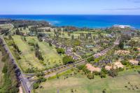 Spectacular golf course front steps from the beach - B&B Kahuku