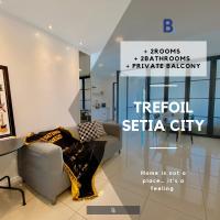 RelaxFamily 2-10Pax Trefoil Setia City Shah Alam SiS Homestay - B&B Shah Alam