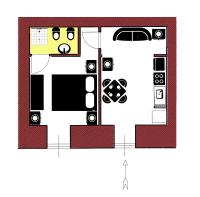 Suite mit 1 Schlafzimmer