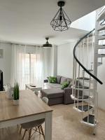Ático duplex con Vista Mar y Terraza Privada a 200m de la playa hasta 6 personas - B&B Garrucha