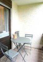 Balkon mit ruhigem Garten in Sonthofen - Ferienwohnung