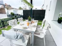 M-Style 01 Apartment mit Terrasse und Gasgrill, 24h Self-Check-In, Free Parking, Netflix - Chambres d'hôtes Nuremberg