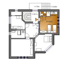 Studio with Garden View