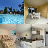 Appartement en résidence privée, face à la mer avec accès direct plage - B&B Hyères