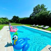 B&B Longnes - Maison avec piscine au calme - Bed and Breakfast Longnes