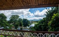 Captains Villa - where Lake Malawi and Shire River meet, historical hotel at waterfront next to the Lake Museum in Mangochi Town