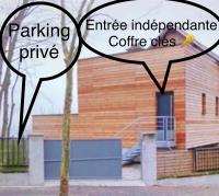 La Terrasse du Belvédère-appartement 3 chambres-Nancy- avec stationnement - Ferienwohnung