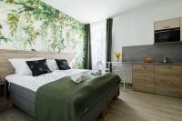 Studio mit Gartenblick