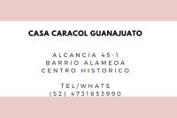 B&B Guanajuato City - Casa Caracol Guanajuato - Bed and Breakfast Guanajuato City