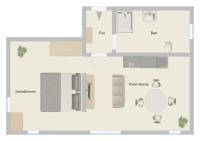 Appartement met Uitzicht op het Gebergte