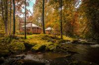 B&B Topton - Otter Creek Luxury Yurt - Creekside Glamping with Private Hot Tub - Bed and Breakfast Topton