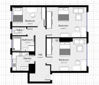 B&B Harrow - Harrow Town Centre 3 Bed Flat - Sleep up to 5 people, close to London Underground - Bed and Breakfast Harrow