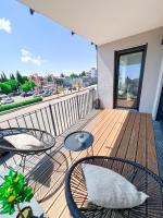 Sunset Club - SUITE L Balkon - Küche - Parkplatz - Bed and Breakfast Memmingen