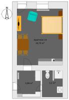 King Studio with Sofa Bed