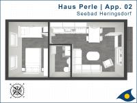 One-Bedroom Apartment with Shower