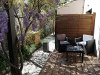 Studio confortable dans villa, terrasse, clim - B&B Montpellier