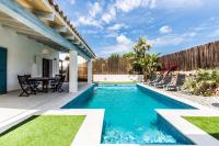 Villa con piscina cerca del mar en Sa Rapita - Chambres d’hôtes