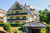 strandnahe Ferienwohnung mit 2 Balkonen - Haus am Kurpark FeWo 12 - B&B Ostseebad Baabe