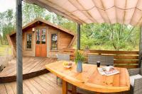 Wooden tiny house Glamping cabin with hot tub 1 - B&B Tuxford