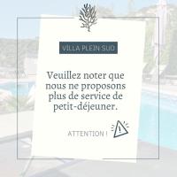 VILLA PLEIN SUD à 900m du centre de Cavalaire sur Mer - chambre climatisée - piscine - spa- Calme et Détente - B&B