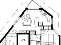 One-Bedroom Apartment with Balcony