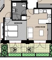Studio Suite with Ocean Views and Balcony