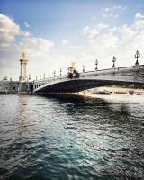 Péniche de charme au pont Alexandre III