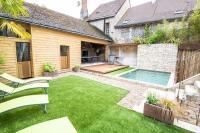 Maison paradisiaque avec piscine - B&B Mosnes