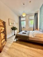 B&B Oldenbourg - Erholsame City-Erdgeschosswohnung mit Veranda, Grill und Parkplatz D46EG - Bed and Breakfast Oldenbourg