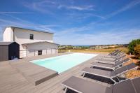 Villa neuve avec piscine vue sur mer pour 9 - B&B Pléneuf-Val-André