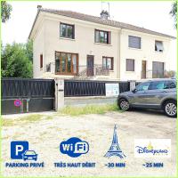 Qhome 3 - Duplex Cosy entre Paris et Disney - Parking privé - B&B Villiers-sur-Marne