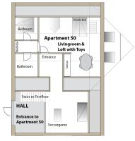 Apartamento de 1 dormitorio