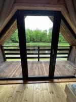 Przystanek Kistówko komfortowe domki z jacuzzi, staw wędkarski, kominek, las, przestrzeń - Chambres d'hôtes Kistowko