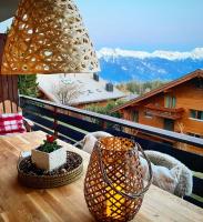 Window on Crans Montana, Appartement avec vue sur les Alpes - B&B