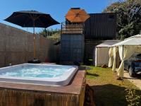Container-Spa quente, projetor cine, lareira, churrasqueira-20km de Brotas - B&B Torrinha