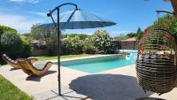 Maison d'architecte avec spa, piscine et parasol chauffant - Ferienwohnung