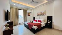 BluO 3BHK Golf Course Road - Balcony, Lift, Terrace - Chambres d'hôtes Gurgaon